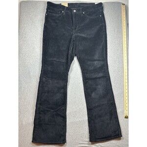Levis 315‎ Shaping Bootcut Womens 33x30 Black Corduroy Jeans New w Tags